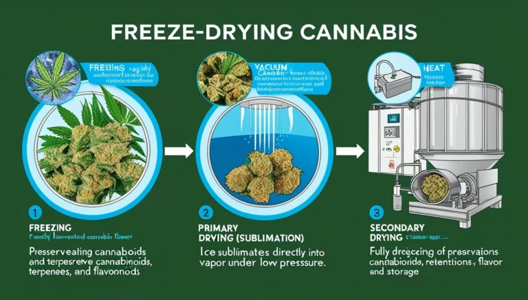 Freeze-drying cannabis