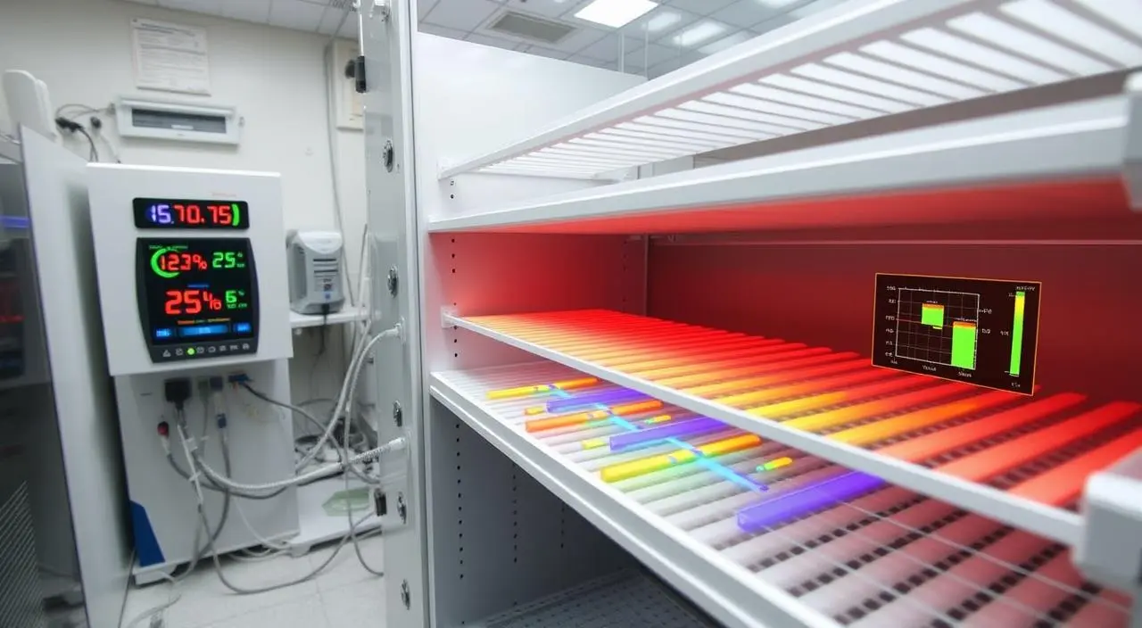 Lyophilizer Shelf Temperature Mapping 