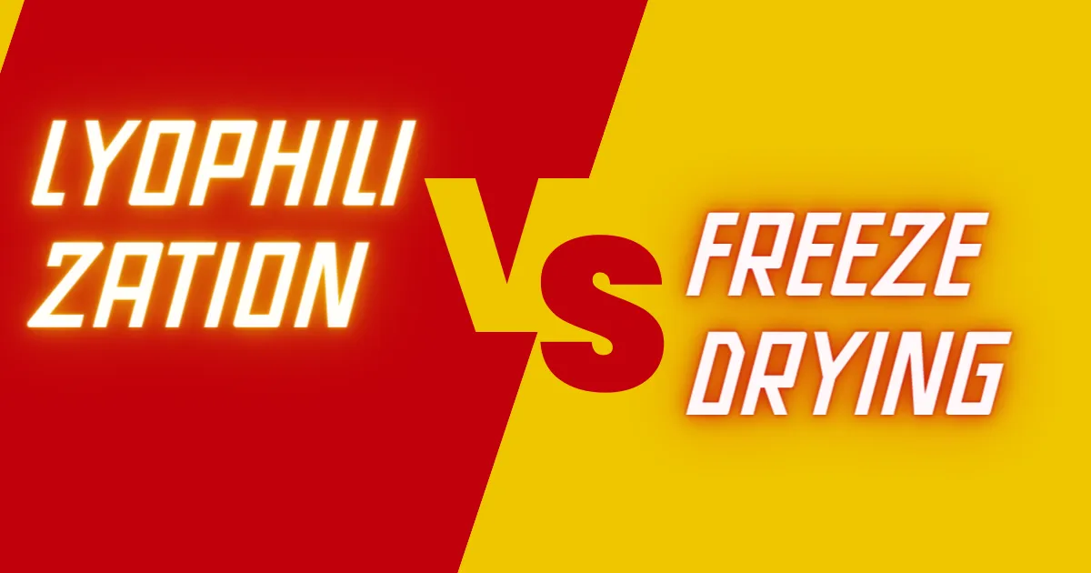 Lyophilization vs. Freeze Drying A Quick Comparison