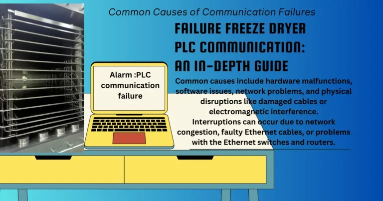 Failure Freeze Dryer PLC Communication An In-Depth Guide