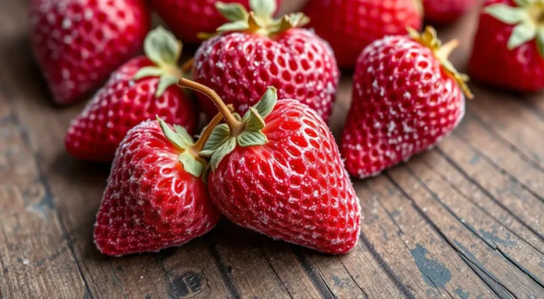 Freeze-dried strawberries