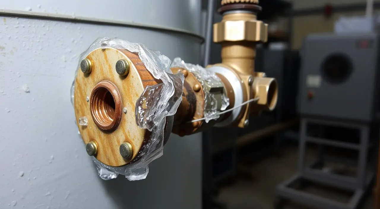 Failure valve in freeze dryer 