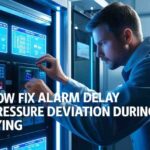 Freeze drying: Pressure deviation alarm observed