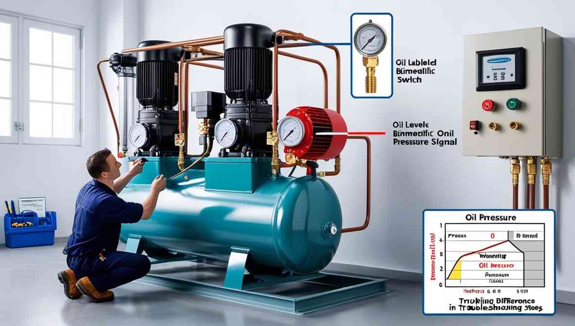 Compressor Oil Pressure Difference Not OK