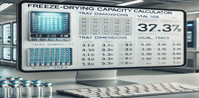 Freeze Drying Capacity Calculator