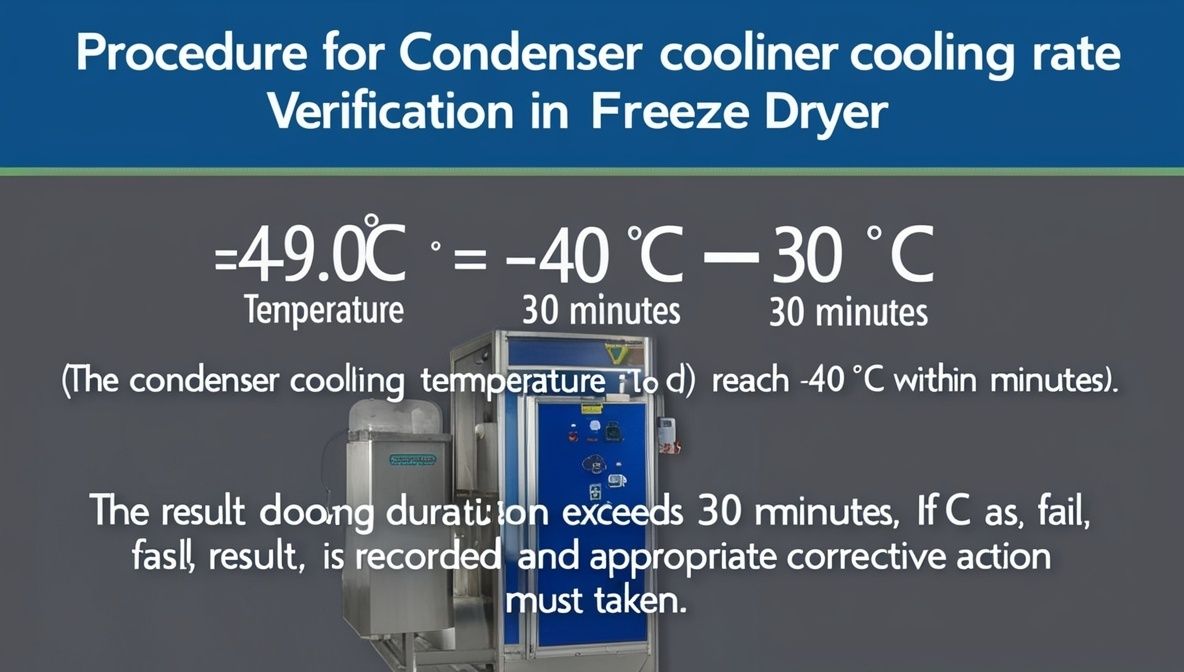 Procedure for Condenser Cooling Rate Verification