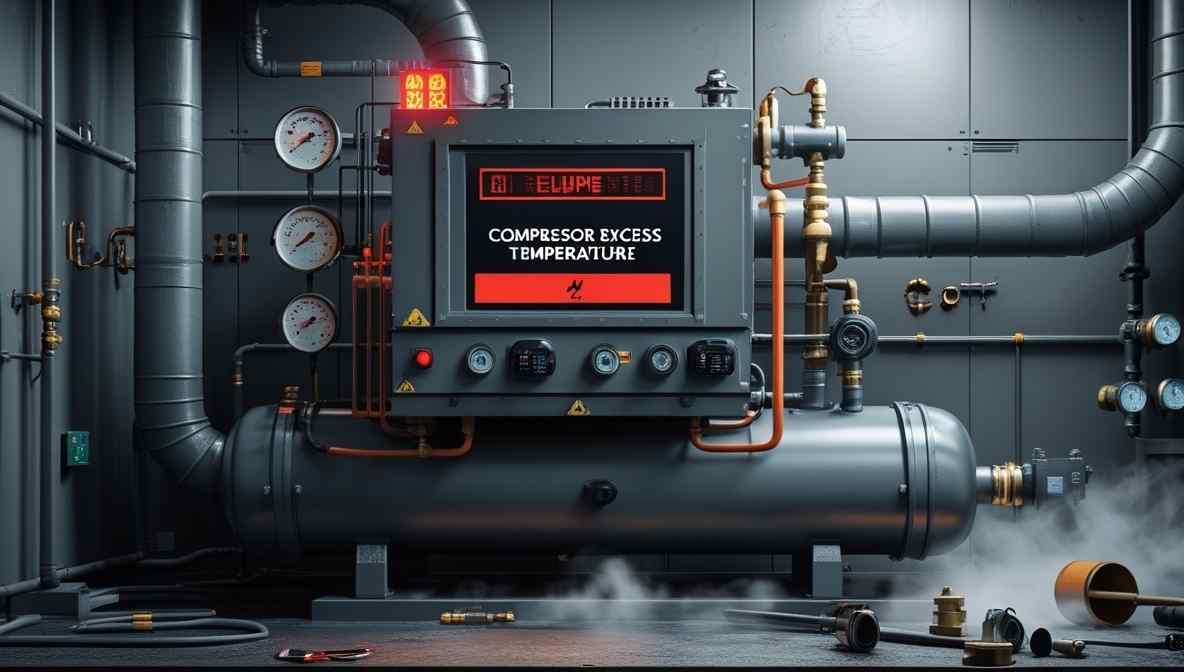 Failure: Compressor excess temperature during freezing