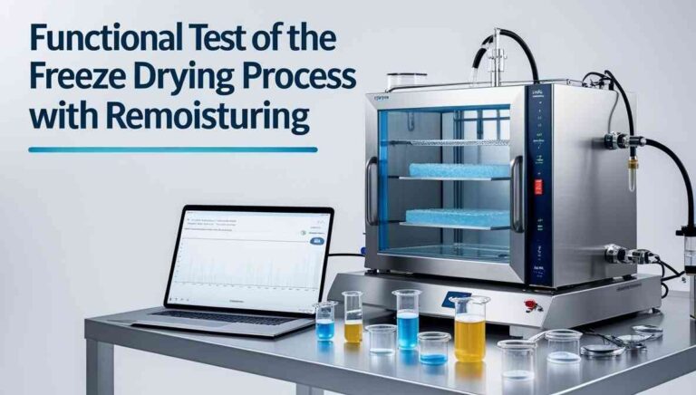 Functional Test of the Freeze Drying Process with Remoisturing