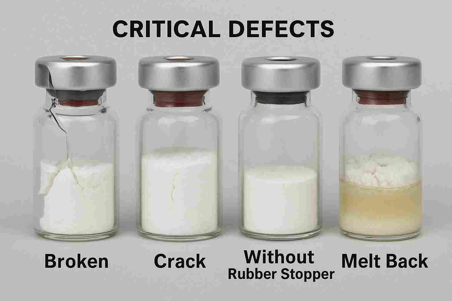 Critical Defects in Lyophilized Product