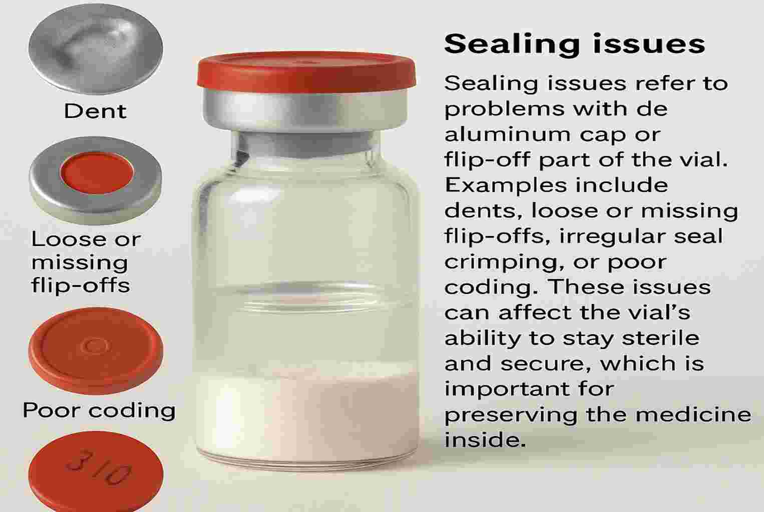 Sealing Defects in Lyophilized Product