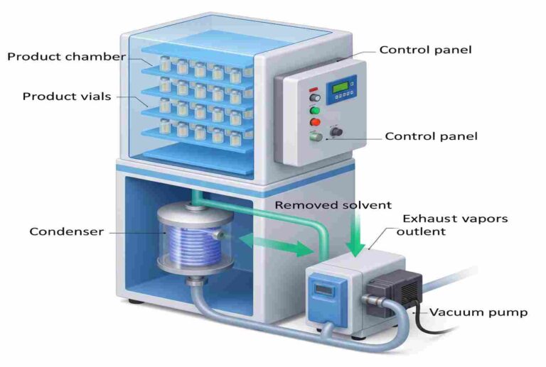 Construction of Freeze Dryer | Types, Working & Applications