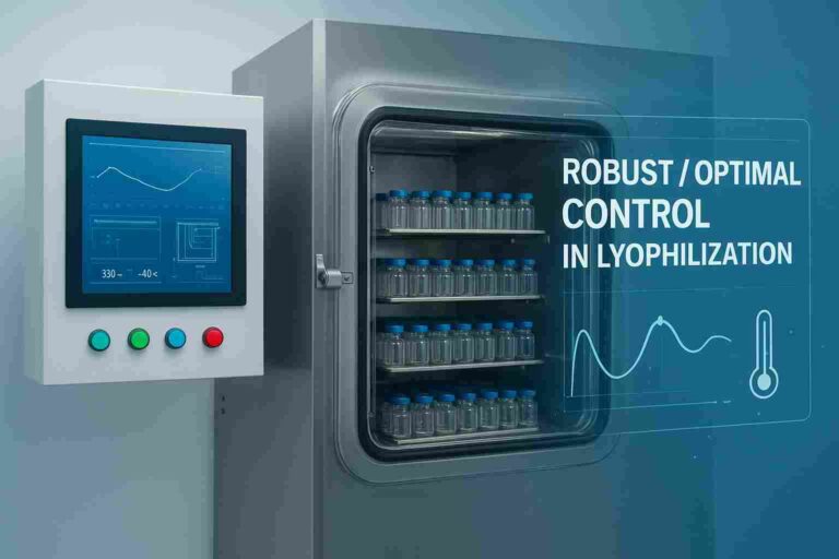 Robust and optimal control in lyophilization with advanced AI monitoring and freeze-dryer control systems