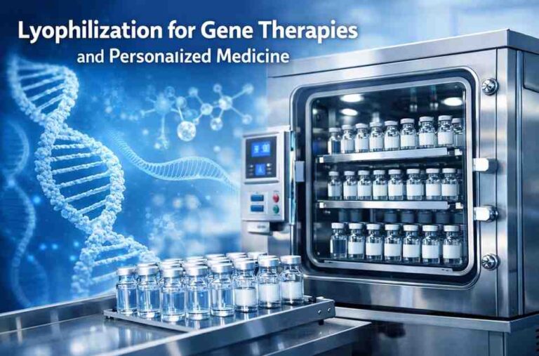Lyophilization for Gene Therapies and Personalized Medicine using advanced freeze-drying technology to stabilize gene therapy and personalized biologic products